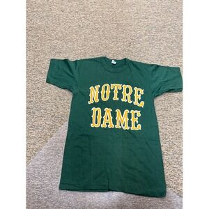 Vtg 80s Champion Notre Dame Fighting Irish T Shirt Mens M Single Stitch‎